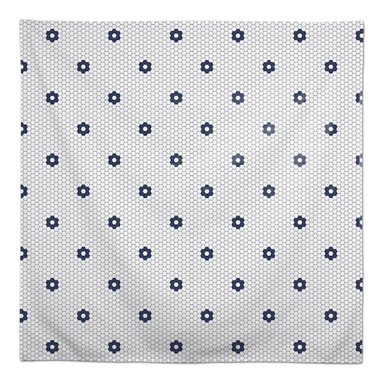 Floral Tile Tablecloth